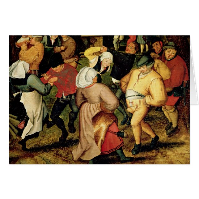 Mariage rustique, détail de la danse de personnes (Devant horizontal)