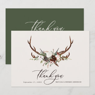 Mariage rustique élégant merci botanique