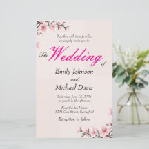 mariage simple de cerisier japonais fleuri