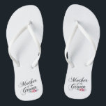 Mariage simple de la mère du marié | Tongs<br><div class="desc">Pour une personnalisation plus poussée, veuillez cliquer sur le bouton "Personnaliser" et utiliser notre outil de conception pour modifier ce modèle. Si les options sont disponibles, vous pouvez modifier le texte et l'image en cliquant simplement sur "Modifier/Supprimer le texte ou l'image ici" et ajouter vos propres éléments. Si vous souhaitez...</div>