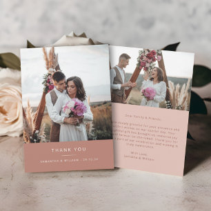 Mariage simple et minimaliste merci 2 photos