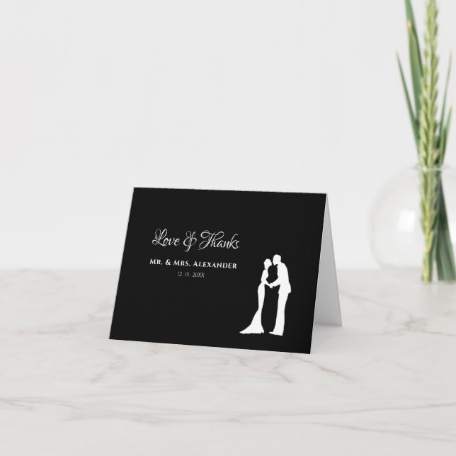 Mariage simple, Merci noir, mariée blanche (Devant)