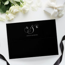 Mariage simple noir et blanc