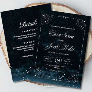 Mariage sous les étoiles Invitation céleste