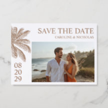 Mariage sous les palmiers, carte de sauvegarde de