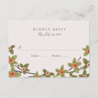 Mariage Spring Buds RSVP