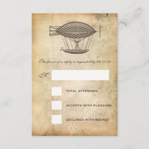 Mariage Steampunk RSVP Victorian Airship