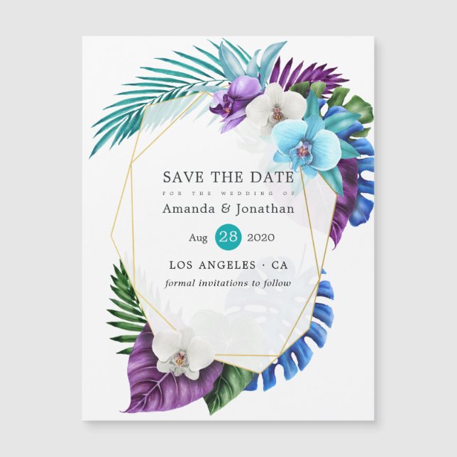 Mariage sur la plage aux orchidées tropicales Enre (Devant)