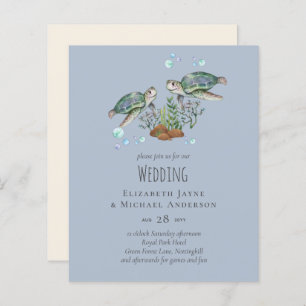 Mariage sur la plage des tortues de mer