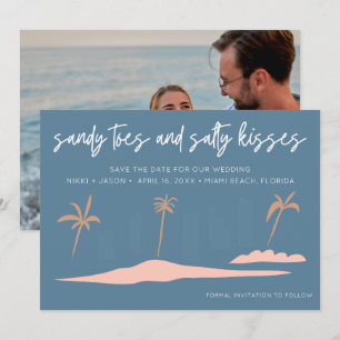 Mariage sur la plage en Floride Photo Carte de sau