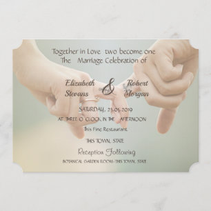Mariage sur la plage, Invitation à se tenir la mai