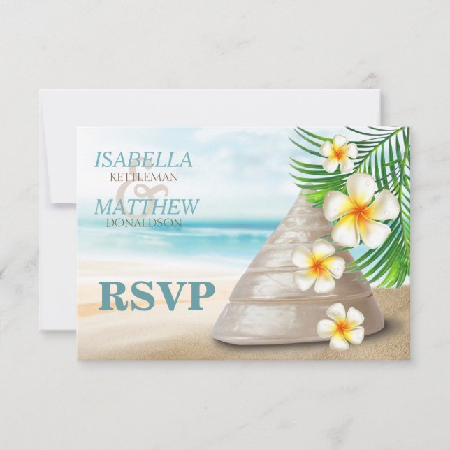 Mariage sur la plage | RSVP (Devant)