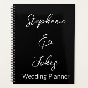 Mariage Tendance Typographie Moderne Noir et Blanc