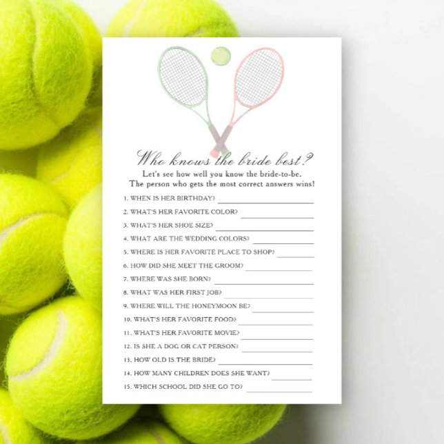 Mariage Tennis - La mariée la meilleure (Créateur téléchargé)