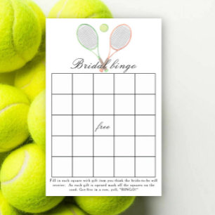 Mariage Tennis Lavage de cerveau Jeu de bingo
