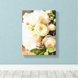 Mariage - Toile Premium Emballée (Brillant)