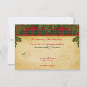 Mariage traditionnel tatan de Noël Plaid Rsvp