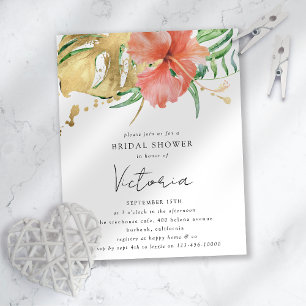 Mariage Tropical Floral de Destination Réception d