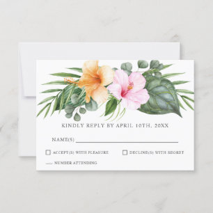 Mariage tropical Luau au Paradise Floral RSVP