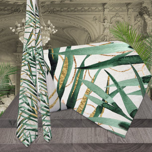 Mariage Tropical Majesty Palm Cravate