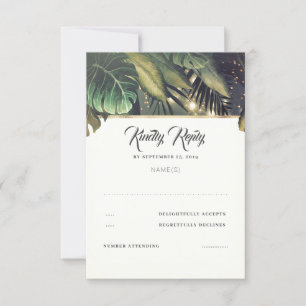 Mariage Tropical Palm Beach RSVP