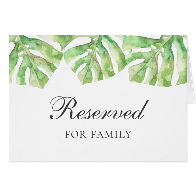Mariage tropical. Panneau réservé exotique d'été (Devant Horizontal)