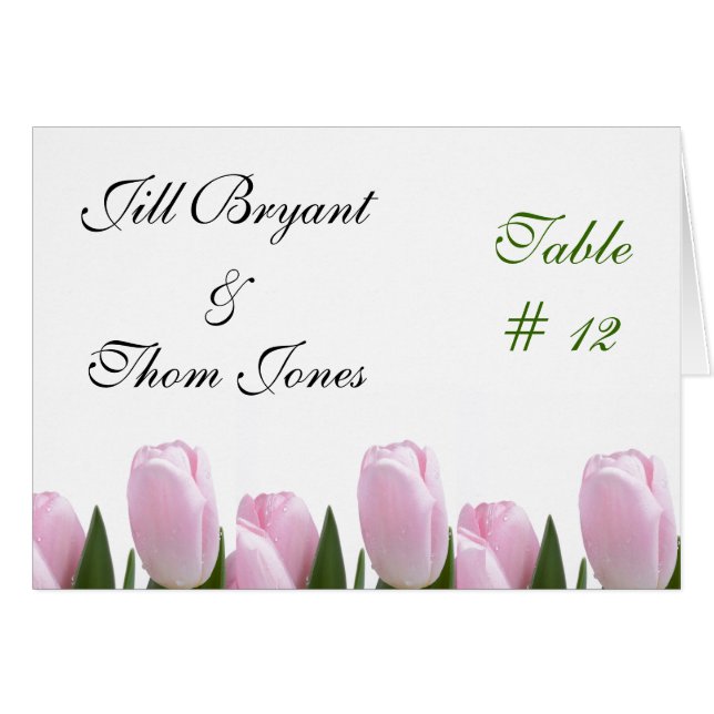 Mariage Tulipe rose (Devant horizontal)