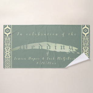 Mariage Turquoise des jeunes mariés