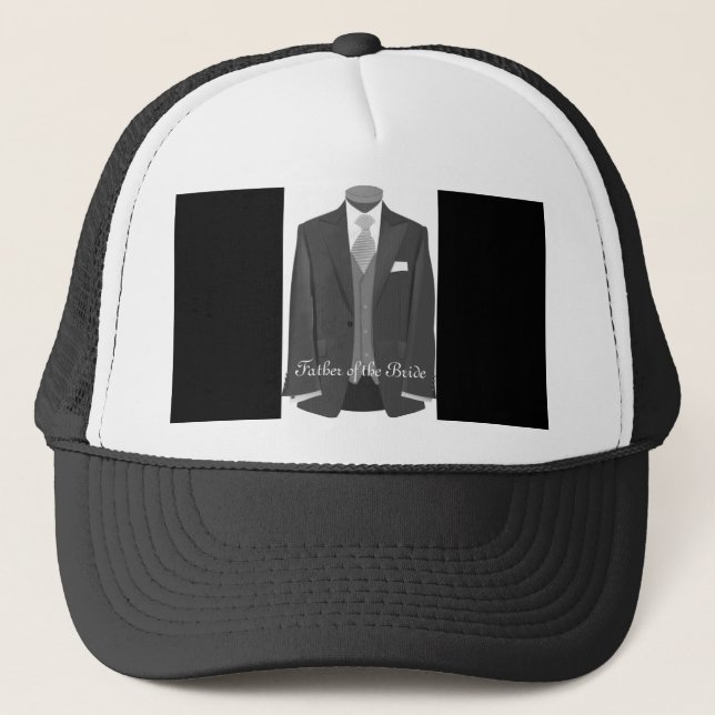 Mariage Tuxedo Père de la Casquette Casquette (Devant)