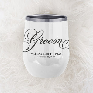 Mariage Typographie de la chambre Script Tumbler p