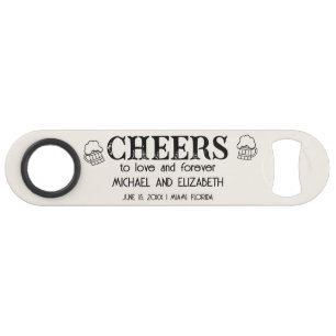 Mariage unique Date de sauvegarde Cheers Bières