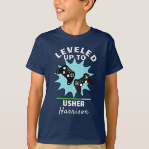 Mariage Usher Levelup Gamer Funny T-Shirt