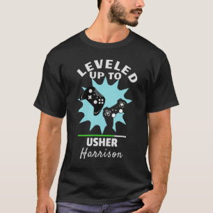 Mariage Usher Levelup Gamer Funny T-Shirt