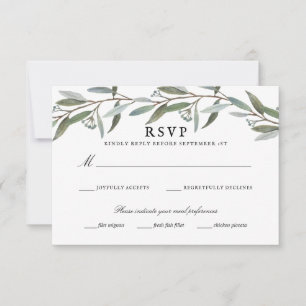 Mariage verdoyant RSVP
