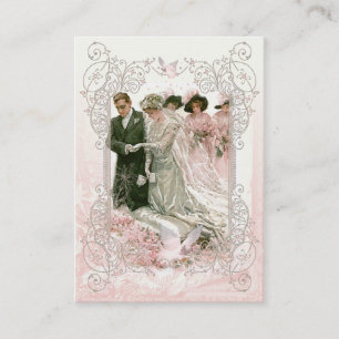 Mariage victorien - Carte de visite