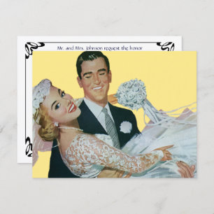 Mariage vintage, Bonne Invitation De Nouveaux Mari