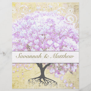 Mariage Vintage d'oiseaux de l'arbre de la feuille