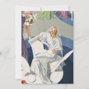 Mariage Vintage, Mariée Art Déco Moderne Du Milieu