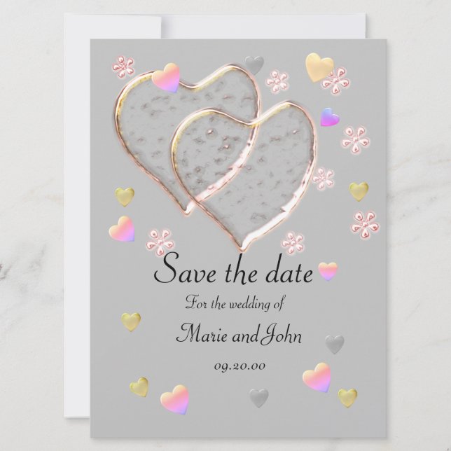 Mariage vintage, personnalisé (Devant)