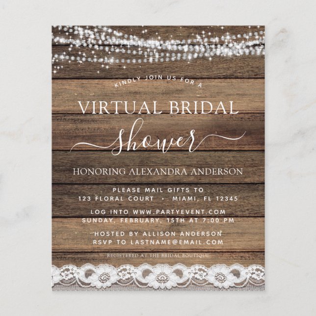 Mariage Virtuel Pas Cher Décoration Rustique Ferme (Devant)