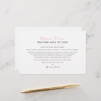 Mariage Weekend Paris Event Map - CUSTOM for Kea