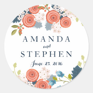 Mariage Wild Garden Stickers Favonalized