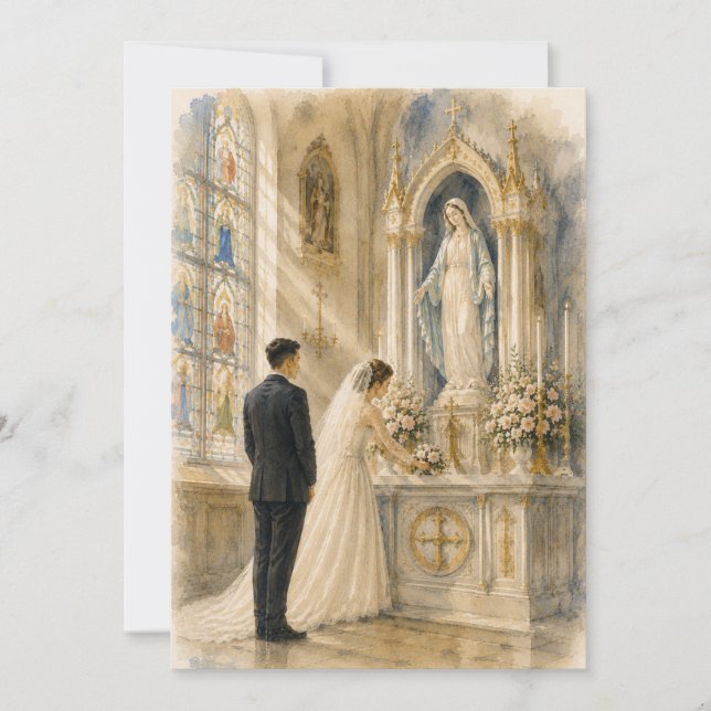Marian sanctuaire de mariage catholique Notre-Dame (Devant)