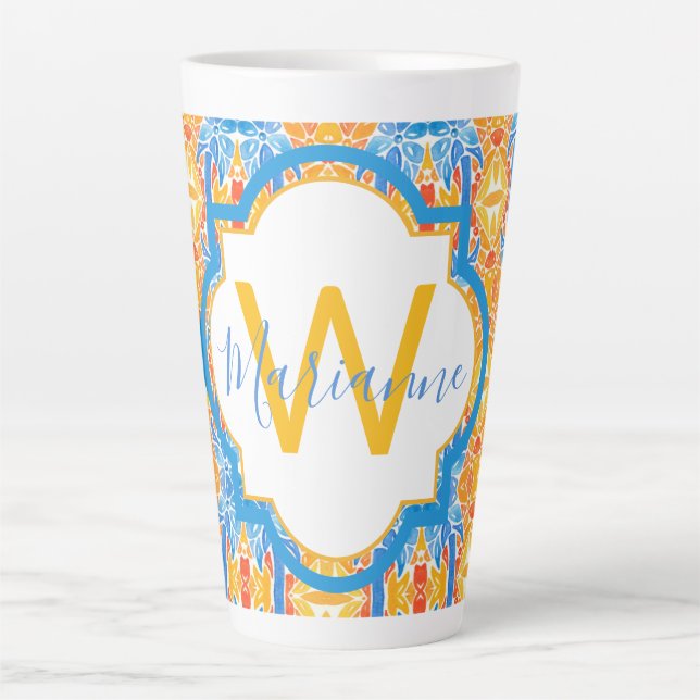 Marianne Mosaic Latte Mug (Devant)
