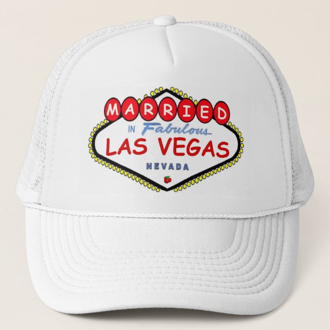 MARIÉ À Las Vegas Cherry logo casquette (Devant)