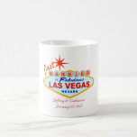 Marié à Las Vegas Coffee Mug<br><div class="desc">Un grand cadeau ou une façon d'annoncer que vous vous êtes marié.</div>