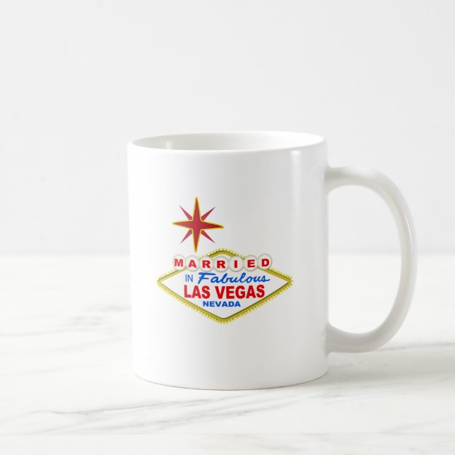 Marié À Las Vegas Mug (Droite)