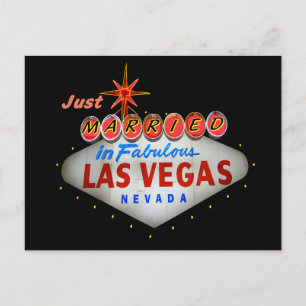 Marié à Vegas Cartes de Mariage