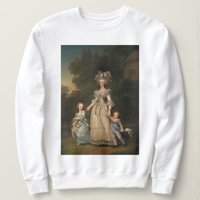 Marie Antoinette avec Enfants Sweatshirt (Design devant)