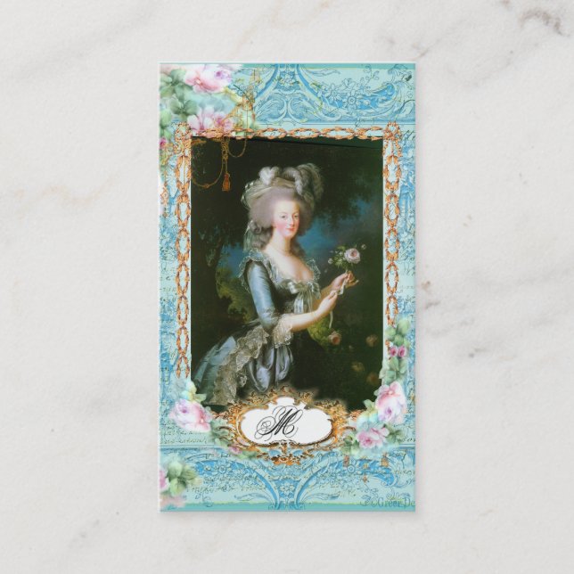 Marie Antoinette Cartes de visite (Devant)